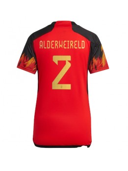 Billige Belgia Toby Alderweireld #2 Hjemmedrakt Dame VM 2022 Kortermet